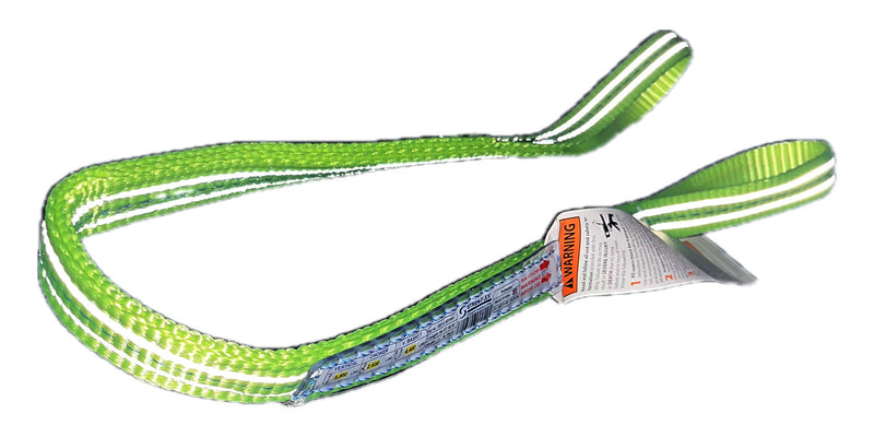 4 Inch - Polyester Hi-Viz Flat Eye & Eye Web Sling - Type 3