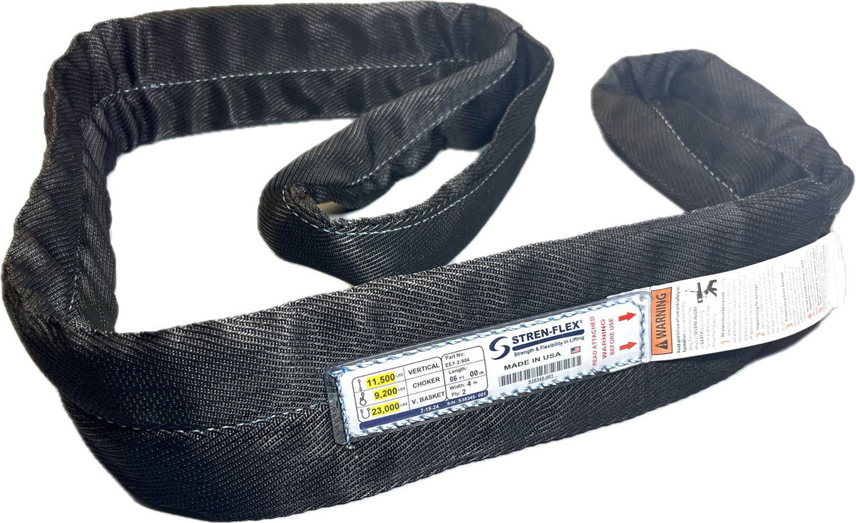 GORILLA-GUARD™ Completely Wrapped Nylon Flat Eye & Eye Web Sling - Typ
