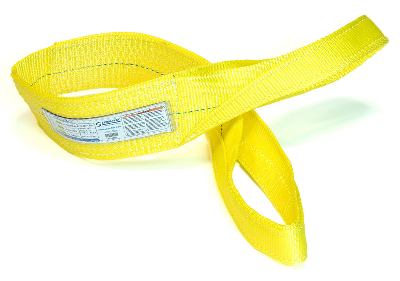 8 Inch - Polyester Flat Eye & Eye Web Sling - Type 3