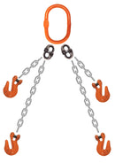 CM Grade 100 DOG 2 Leg Adjustable Type B Chain Sling - Clevlok Grab Hook