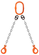 CM Grade 100 DOL 2 Leg Chain Sling - Clevlok Latchlok Hook
