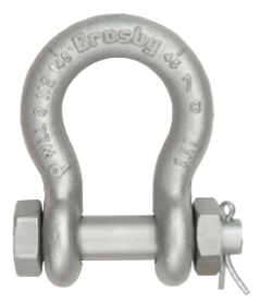 Crosby® G-2130 Galvanized Bolt-Type Anchor Shackle