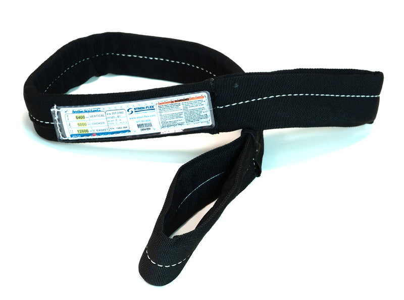 6 Inch - GORILLA-GUARD™ Completely Wrapped Nylon Flat Eye & Eye Web Sling - Type 3