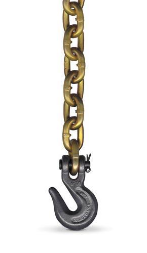 CM - USA - Binder Chain w/ Clevis Grab Hook 3/8" x 20' G70