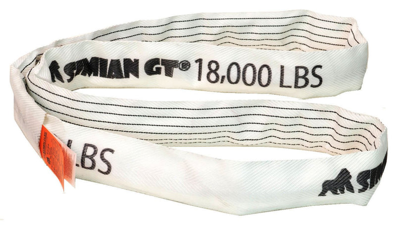 SIMIAN® GT Roundsling - White - Endless - 18,000 lbs