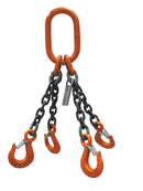 CM Grade 100 QOLA 4 Leg Adjustable Type A Chain Sling - Clevlok Latchlok Hook